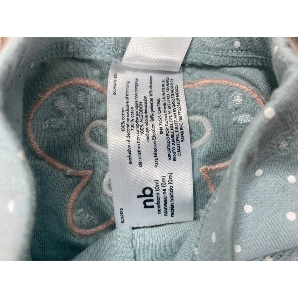 Carter’s Newborn Baby Girl Outfit Bundle Butterfly Hearts NB